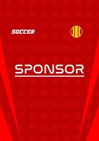 Jersey design template highquality for sublimation vector