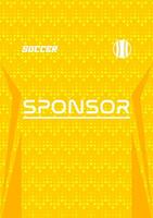 Jersey design template highquality for sublimation vector