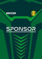 Jersey design template for sublimation vector