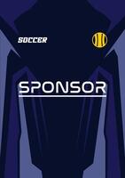 Jersey design template highquality pattern vector