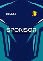 Jersey design template highquality pattern vector