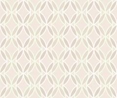 Seamless pattern with artistic floral ornamental lines. Flourish geometric minimal retro backdrop. Lines petals. Good for fabric, textile, wallpaper or package background design vector