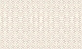 Seamless pattern with artistic floral ornamental lines. Flourish geometric minimal retro backdrop. Lines petals. Good for fabric, textile, wallpaper or package background design vector
