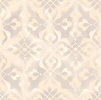 Seamless arabesque minimal abstract organic shapes pattern. Floral geometric brocade texture. Fabric background. Abstract trendy fabric design style. vector