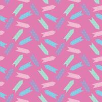 stickers seamless pattern, back to school element, school stationery design, abstract background vector