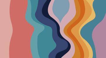 Abstract Waves Background with Dynamic Patterns vector