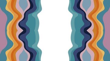 Abstract Waves Background with Dynamic Patterns vector