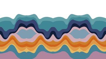 Abstract Waves Background with Dynamic Patterns vector