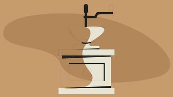 Coffee machines types and drinks illustration elements vector