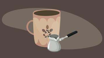 Coffee machines types and drinks illustration elements vector