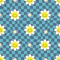 Groovy Seamless Pattern vector
