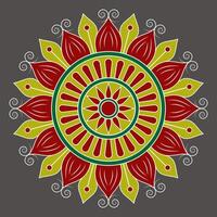 Simple Colouring Floral Mandala Design Template SVG, Ai, EPS, PDF, JPG, , File vector