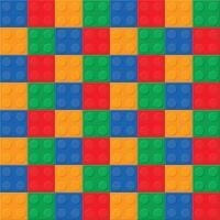 seamless repeating pattern colorful puzzle toy vector