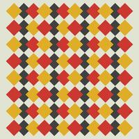 Bauhaus geometric pattern background, abstract circle, triangle and square lines art. Yellow, blue, red and green color, trendy Bauhaus pattern backgrounds set vector
