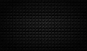 3d black pyramid texture square pattern background vector