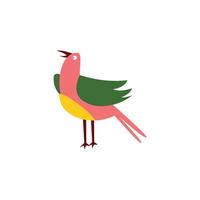 Bird icon on background for graphic and web design. Creative illustration concept symbol for web or mobile app vector