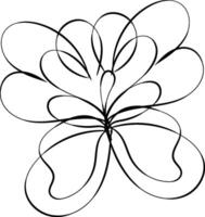 Linear flat butterfly outline collection vector