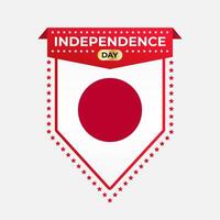 Japan Independence Day Banner Design vector