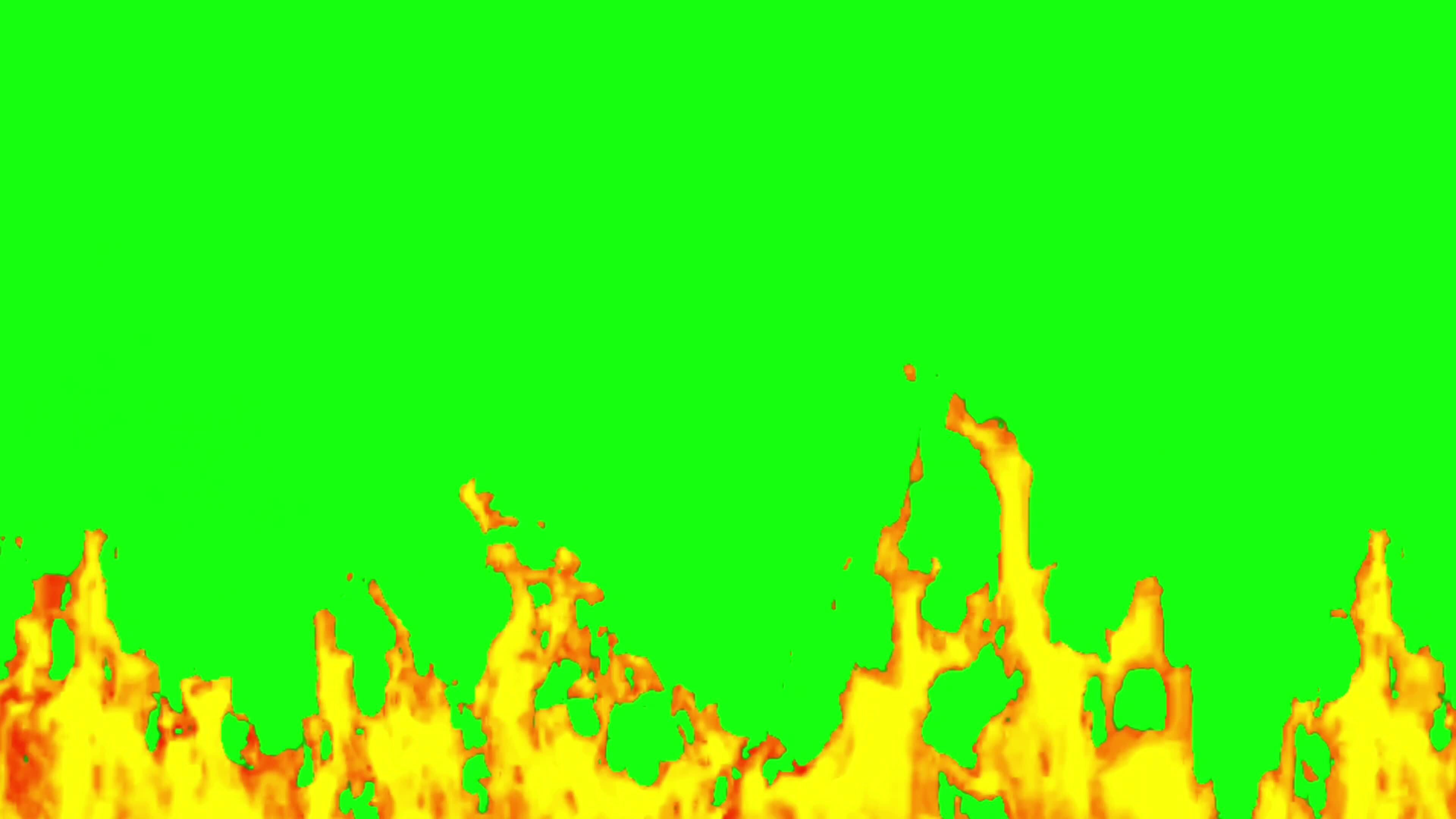 green screen fire effect