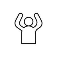 Wet armpits logo sign outline vector