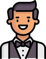 croupier illustration design vector