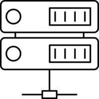 database illustration design vector