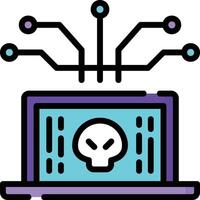 hacker illustration design vector