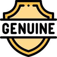 genuine illustration design vector