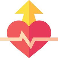 heart rate illustration design vector