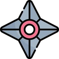 shuriken illustration design vector