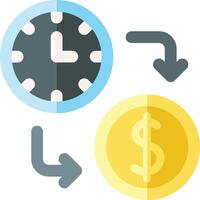 time is money illustration design vector