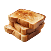 A Stack of Toast on a transparent Background png