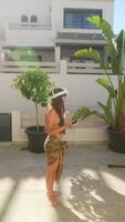 Embark on an exciting virtual reality journey through a vibrant tropical outdoor setting video