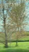 A highway scene with blurred trees in the background, capturing a sense of motion and speed video