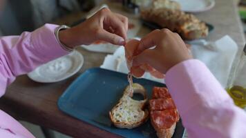 For a tasty breakfast, choose different bread types and toppings like cheese, tomatoes, and more video