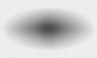 Realistic shadow with soft edges. shadow effect. Transparent oval shadow. vector