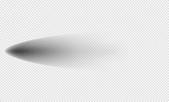 Realistic shadow with soft edges. shadow effect. Transparent oval shadow. vector