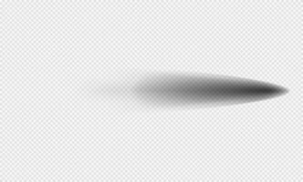 Realistic shadow with soft edges. shadow effect. Transparent oval shadow. vector