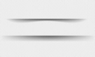 Realistic shadow with soft edges. shadow effect. Transparent oval shadow. vector