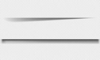 Realistic shadow with soft edges. shadow effect. Transparent oval shadow. vector
