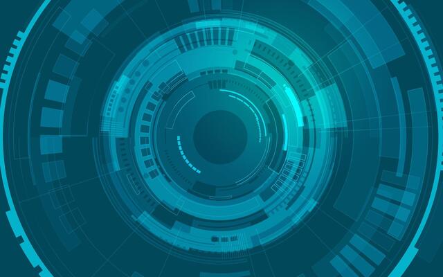 graphic of technology background for futuristic theme decoration