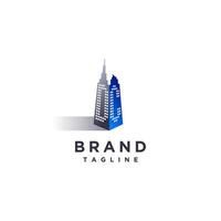 Buildings With Initials Letter DC Logo Design. Two Skyscrapers With Glass Windows Forming Initials Letters DC Logo Design. vector