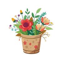 Flowerpot Houseplant Illustration vector