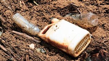 Plastic Waste and Pollution in Nature - Environmental Impact of Littering on Natural Ecosystems photo