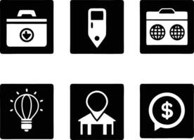 set of branding icon illustration. brand, business, design, branding, concept, background, icon, corporate, identity vector