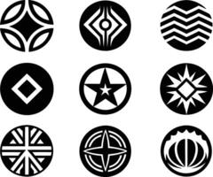 set of branding icon illustration. brand, business, design, branding, concept, background, icon, corporate, identity vector
