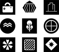 set of branding icon illustration. brand, business, design, branding, concept, background, icon, corporate, identity vector
