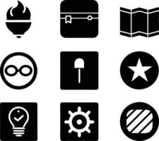 set of branding icon illustration. brand, business, design, branding, concept, background, icon, corporate, identity vector