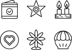 set of branding icon line art. brand, business, design, branding, concept, background, icon, corporate, identity, company vector