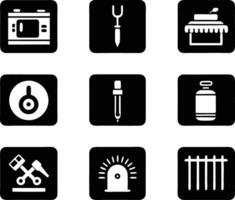 set of workshop icon illustration. communication, business, management, leadership, seminar, support, person vector